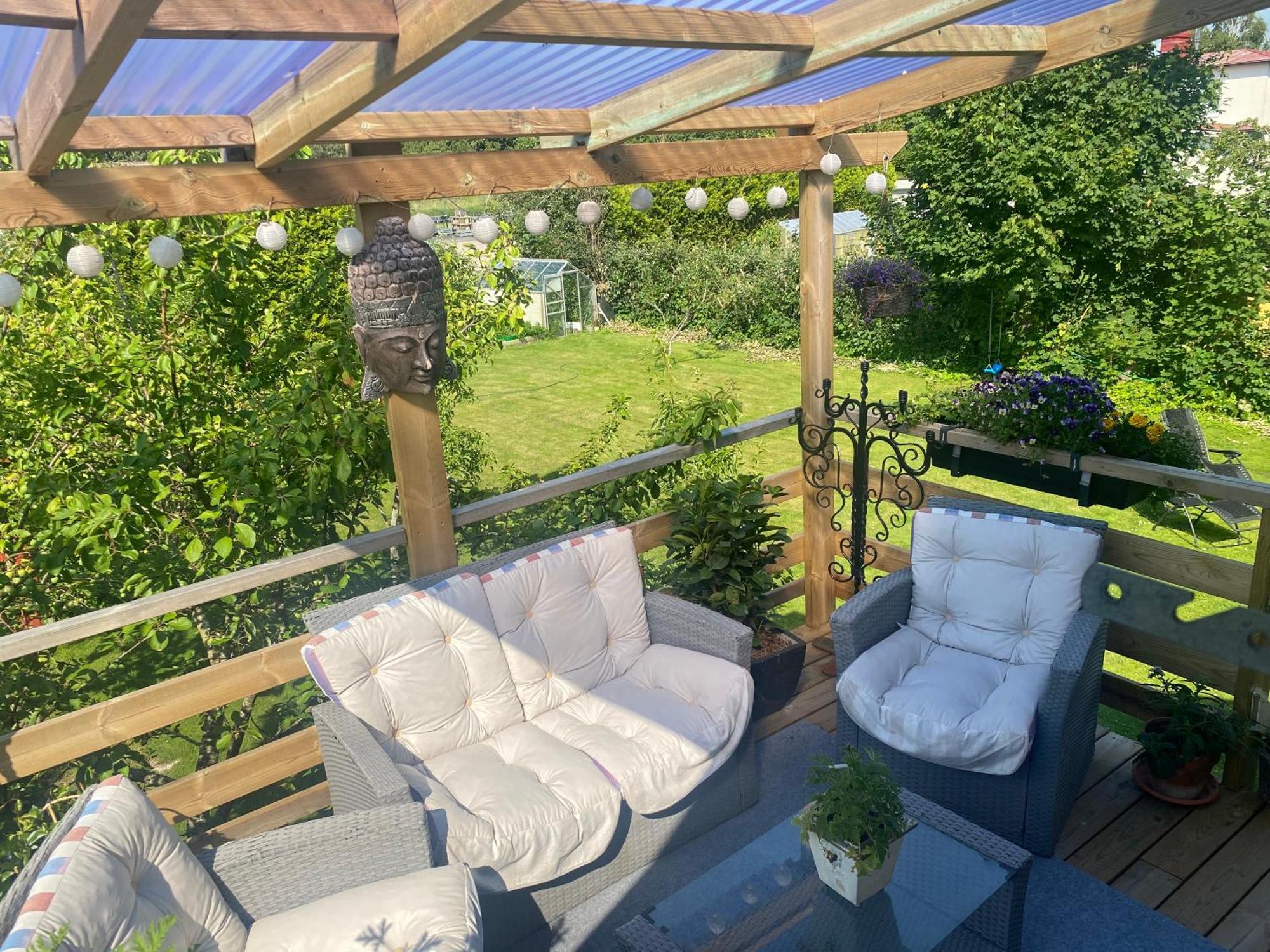 Gaest Laegenheten Med Egen Terrass Falkenberg Buitenkant foto